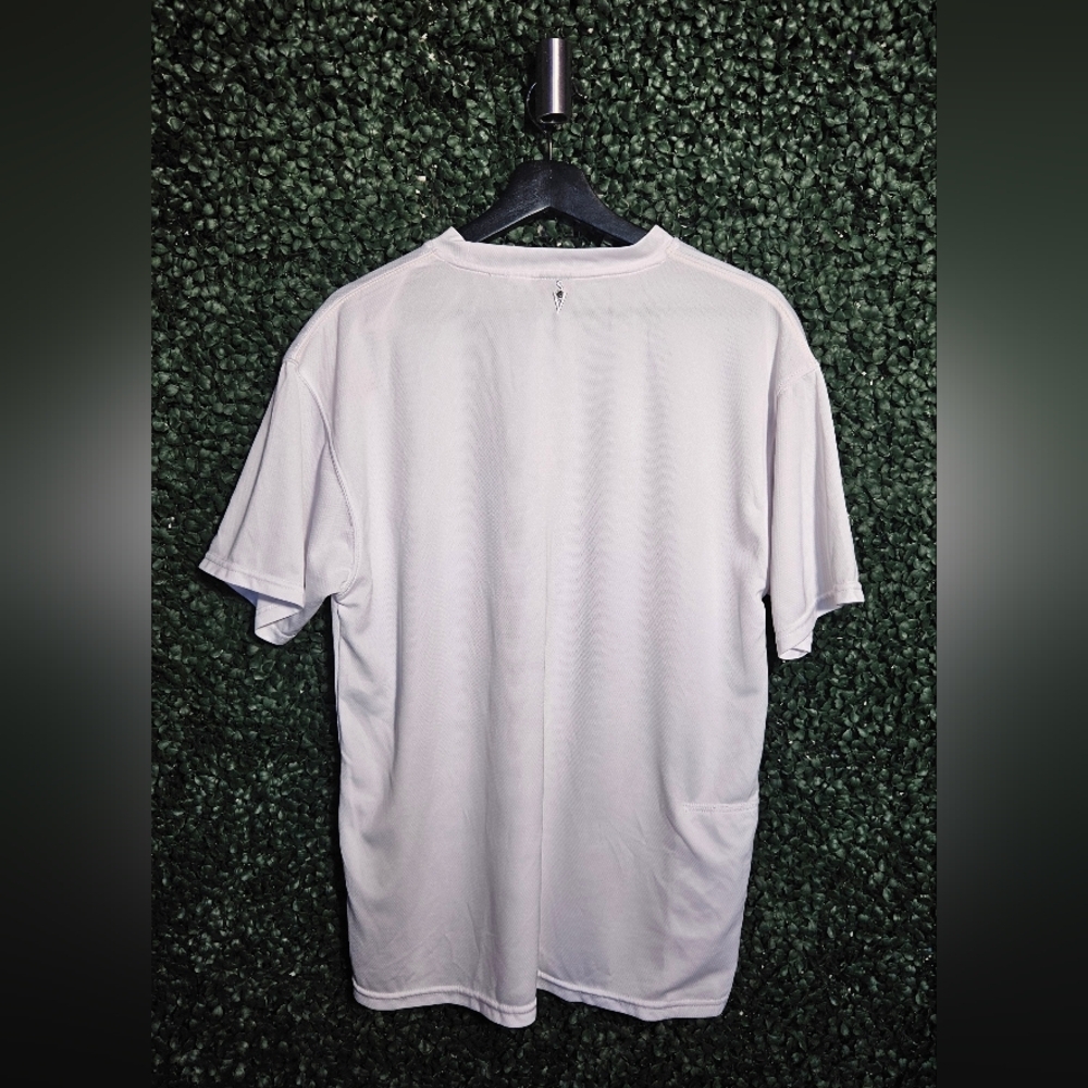 Scottevest Men's Light Gray Short Sleeve Work Out Tee - Picture 4 of 4